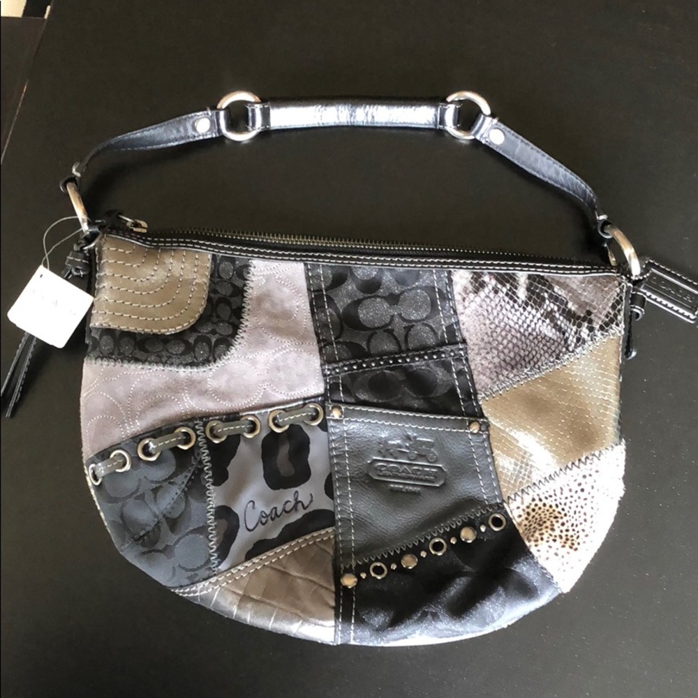 Authentic Coach Patchwork Soho Hobo Handbag